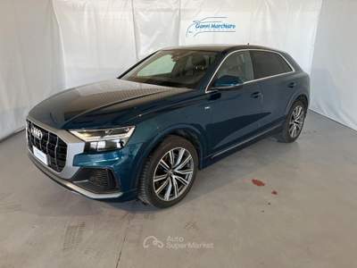 Audi Q8 45 TDI quattro tiptronic Sport S-LINE Blu/Azzurro usata Monticello d'Alba
