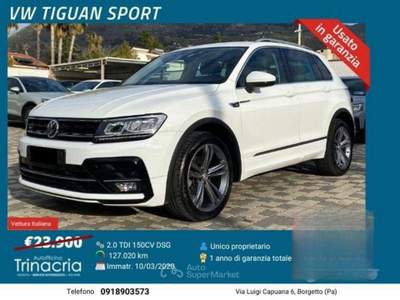 Volkswagen Tiguan Sport 2.0 TDI 150CV DSG usata Partinico