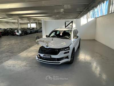 Skoda Karoq 2.0 TDI SCR 4x4 DSG SPORTLINE Bianco usata Megliadino San Vitale