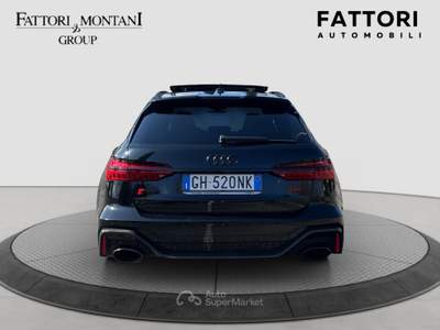 Audi RS 6 RS6 RS 6 Avant 4.0 TFSI V8 quattro tiptronic Nero usata Roma