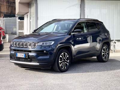 Jeep Compass 1.3 Hybrid 190CV E6 Neo - 2021 Blu/Azzurro usata Roma