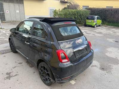Fiat 500C 1.2 S s&s 69cv sport Navi Pelle Nero usata Roma