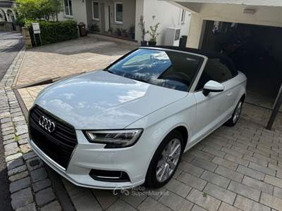 Audi Cabriolet 2018 Audi A3 2.0 TDI Cabriolet S tronic design Bianco usata Livorno