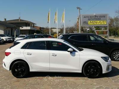 Audi A3 SPB 30 TFSI MHEV S tronic Business Advanced Bianco usata VEDELAGO