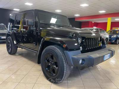 Jeep Wrangler Unlimited 2.8 CRD DPF Sahara E5/PELLE/NAVI Nero usata Bozzolo