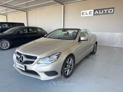 Mercedes-Benz Classe E d Cabrio 170cv Automatic Premium E6 Grigio usata Sedriano