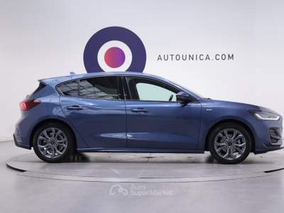 Ford Focus 1.0 ECOBOOST HYBRID 125 CV 5P. ST-LINE FULL LED Blu/Azzurro usata Brescia