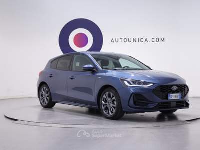 Ford Focus 1.0 ECOBOOST HYBRID 125 CV 5P. ST-LINE FULL LED Blu/Azzurro usata Brescia