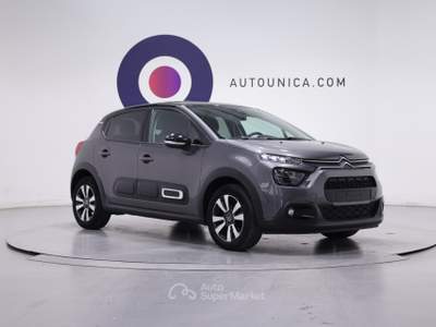 Citroen C3 PURETECH 83 S&S MAX FARI LED NEOPATENTATI Grigio usata Brescia