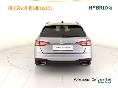 Audi A4 avant 30 2.0 tdi mhev business 136cv s-tronic Argento usata Bari