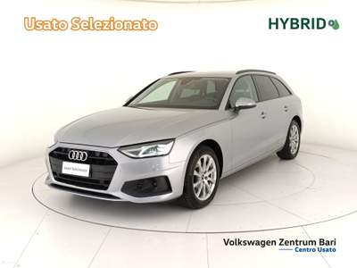 Audi A4 avant 30 2.0 tdi mhev business 136cv s-tronic Argento usata Bari