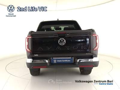Volkswagen Amarok 3.0 tdi v6 aventura 4motion auto Nero usata Bari