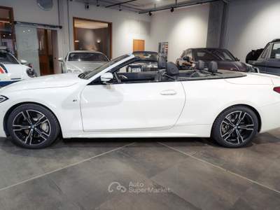 BMW Serie 4 430d d 48V Cabrio Msport*UNICO PROPR*SOSP ATTIVE*IVA Bianco usata MILANO