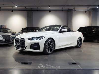 BMW Serie 4 430d d 48V Cabrio Msport*UNICO PROPR*SOSP ATTIVE*IVA Bianco usata MILANO