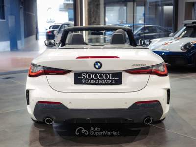 BMW Serie 4 430d d 48V Cabrio Msport*UNICO PROPR*SOSP ATTIVE*IVA Bianco usata MILANO