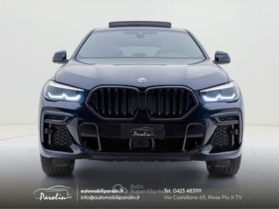 BMW X6 xDrive30d mhev 48V Msport Tetto-BlackPack-22 Marrone usata Riese Pio X