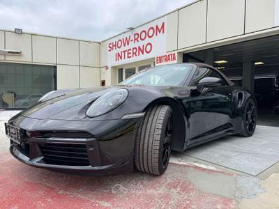 Porsche 911 911 VIII Carrera 992 Cabrio Cabrio 3.7 TurboS auto Nero usata Pomezia