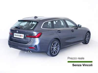 BMW Serie 3 320d 320 d 48V xDrive Touring Advantage Cerchi 18''/CarPlay Grigio usata Feltre