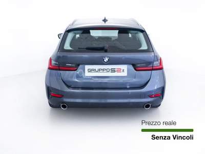 BMW Serie 3 320d 320 d 48V xDrive Touring Advantage Cerchi 18''/CarPlay Grigio usata Feltre