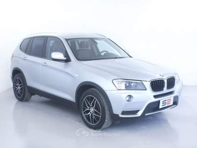 BMW X3 xDrive20d Futura/INT. PELLE/NAVI/FARI XENON Argento usata Feltre