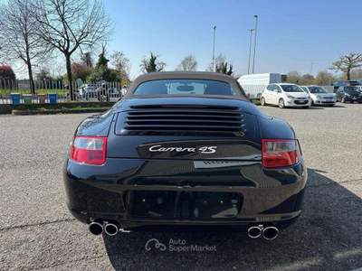 Porsche 911 Carrera 4S Cabriolet "BOOK SERVICE PORSCHE" Nero usata Seriate