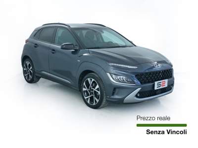 Hyundai Kona Kona 1.0 T-GDI Hybrid 48V iMT XLine *EXTRA VANTAGGI Grigio usata Feltre