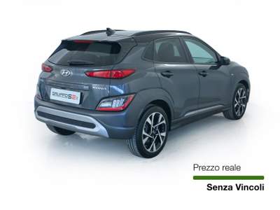 Hyundai Kona Kona 1.0 T-GDI Hybrid 48V iMT XLine *EXTRA VANTAGGI Grigio usata Feltre