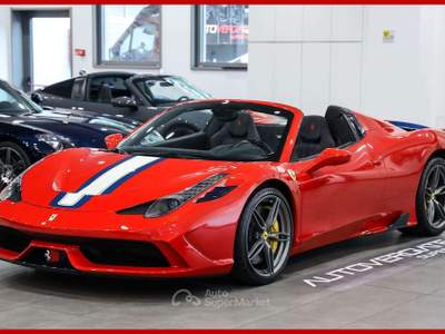 Ferrari 458 Speciale aperta**|ROSSO F1 2007|LIVREA BLU NART| Rosso usata Vergiate