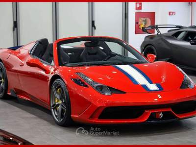Ferrari 458 Speciale aperta**|ROSSO F1 2007|LIVREA BLU NART| Rosso usata Vergiate