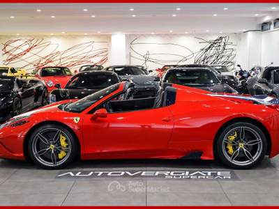 Ferrari 458 Speciale aperta**|ROSSO F1 2007|LIVREA BLU NART| Rosso usata Vergiate