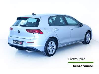 Volkswagen Golf Golf 2.0 TDI 150 CV DSG SCR Life Park Pilot/Fari a LED Argento usata Feltre