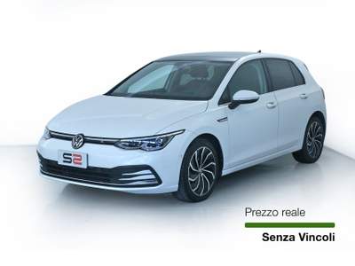 Volkswagen Golf 2.0 TDI Style DSG  Tetto panoramico/Pelle/Fari IQ.Light LED Performance Bianco usata Feltre