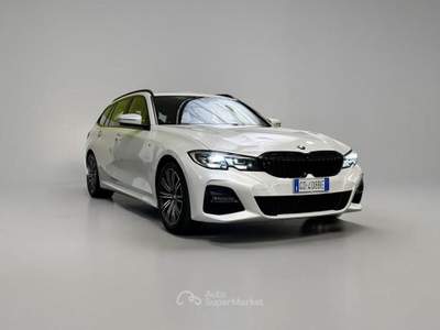 BMW Serie 3 320d 320d Touring mhev 48V Msport auto Bianco usata Parma