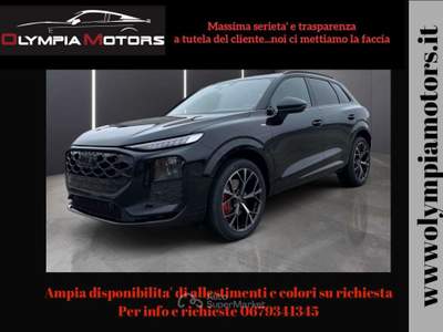 Audi Q3 SUV TDI S LINE TETTO SONOS 20 MATRIX KAMERA Nero usata Ciampino