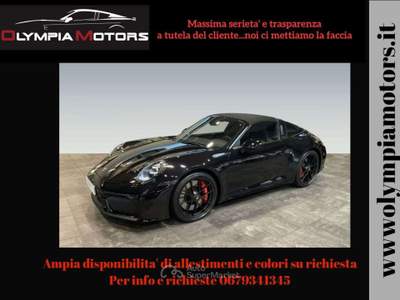 Porsche 911 911.2 4 GTS 4 TARGA CHRONO 21 TETTO KAMERA BOSE Nero usata Ciampino