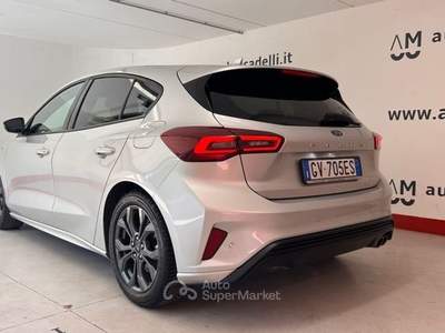Ford Focus 1.0T EcoBoost Hybrid 155cv ST-Line Auto Argento usata Galbiate