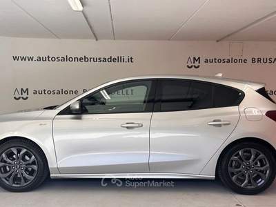 Ford Focus 1.0T EcoBoost Hybrid 155cv ST-Line Auto Argento usata Galbiate