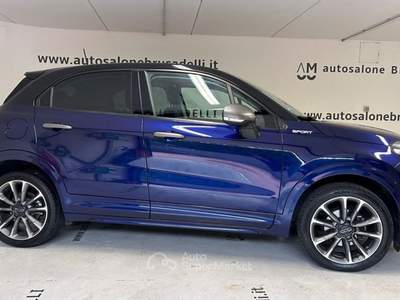 Fiat 500X 1.3 MultiJet 95 CV Sport RETROC.NAVI CARPLAY Blu/Azzurro usata Galbiate