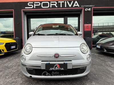 Fiat 500 DISTRIBUZIONE  FRIZIONE E TAGLIANDO NUOVO UNICO PROPRITARIO 1.2 69cv Lounge Argento usata Roma