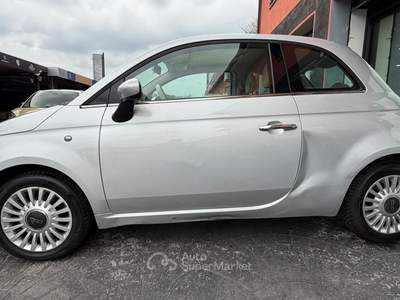 Fiat 500 DISTRIBUZIONE  FRIZIONE E TAGLIANDO NUOVO UNICO PROPRITARIO 1.2 69cv Lounge Argento usata Roma