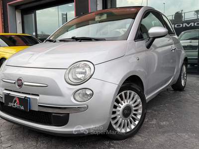 Fiat 500 DISTRIBUZIONE  FRIZIONE E TAGLIANDO NUOVO UNICO PROPRITARIO 1.2 69cv Lounge Argento usata Roma