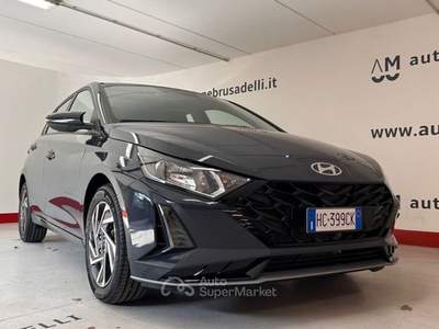 Hyundai i20 1.0 T-GDI 90cv DCT ConnectLine Nero usata Galbiate