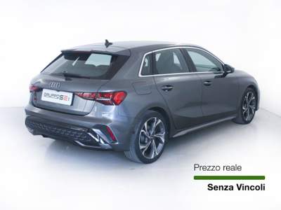 Audi A3 SPB 35 TDI S tronic S line edition Grigio usata Feltre
