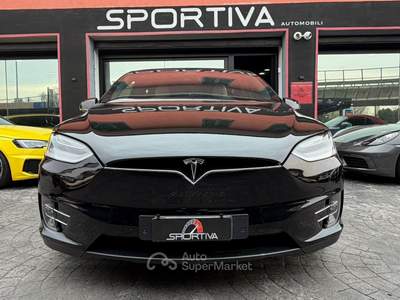 Tesla Model X UNICO PROPRIETARIO ANTICIPO 14990 EURO RATA MENSILE 385,00 EURO 100 kWh Dual Motor Long Range 4WD aut. Nero usata Roma