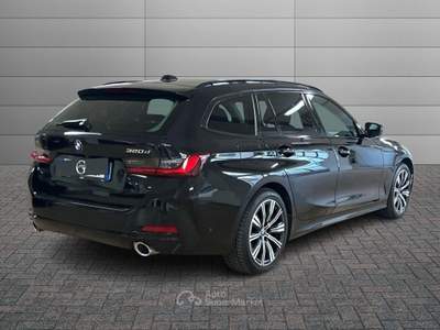 BMW Serie 3 320d  - 320d touring mhev 48v xdrive auto Nero usata Rivoli