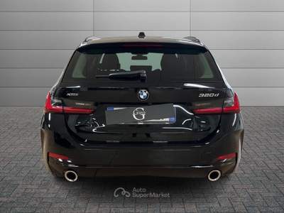 BMW Serie 3 320d  - 320d touring mhev 48v xdrive auto Nero usata Rivoli
