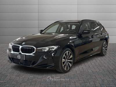 BMW Serie 3 320d  - 320d touring mhev 48v xdrive auto Nero usata Rivoli