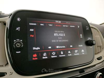 Fiat 500 1.2 Mirror Nero usata Barletta