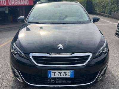 Peugeot 308 308 II  SW SW 2.0 bluehdi 16v buisness Nero usata Urgnano