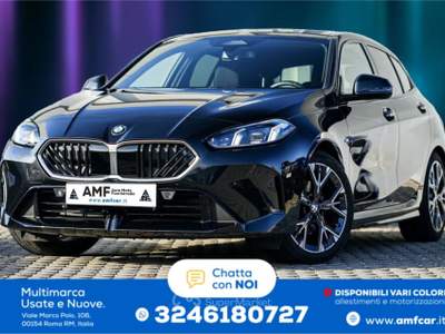 BMW Serie 1 120d 120d M-Sport cruise control adattivo, tetto panoramico a LED Nero usata Roma